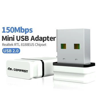 

Mini USB WIFI 150M Wifi Adapter 802.11n/g/b Ethernet WiFi 150M Wireless LAN Network Card Antenna for PC Desktop Laptop