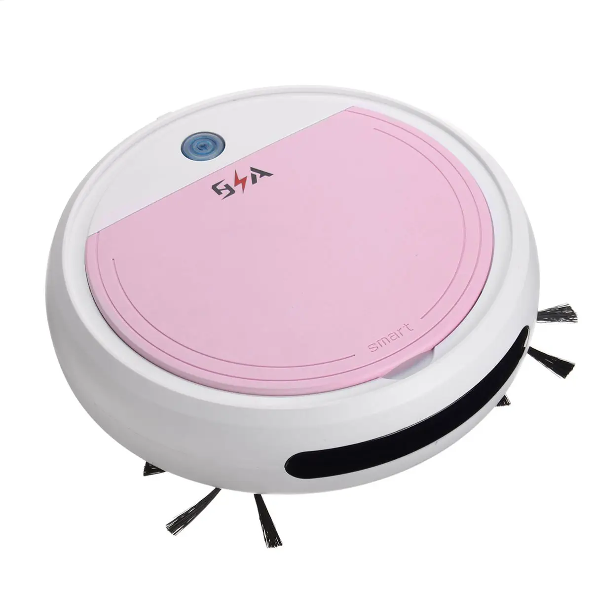 White pink 4 в 1 3200pa умный робот USB Перезаряжаемый автоматический умный подметальный робот УФ стерилизатор сильный всасывающий уборочный пылесос - Цвет: White pink