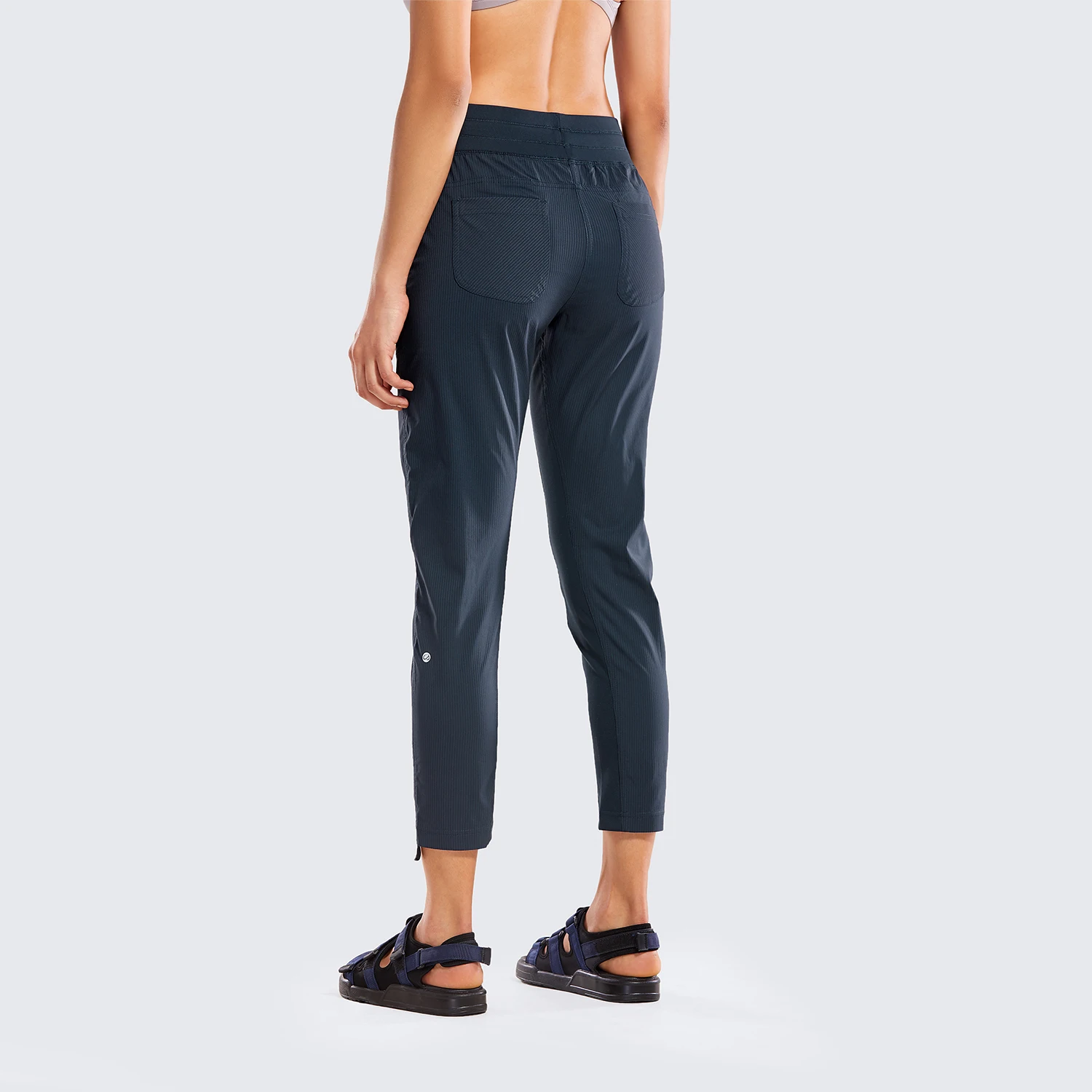 La Isla women's Go to Studio Joggers брюки в полоску Зауженные Брюки с карманами-27 дюймов