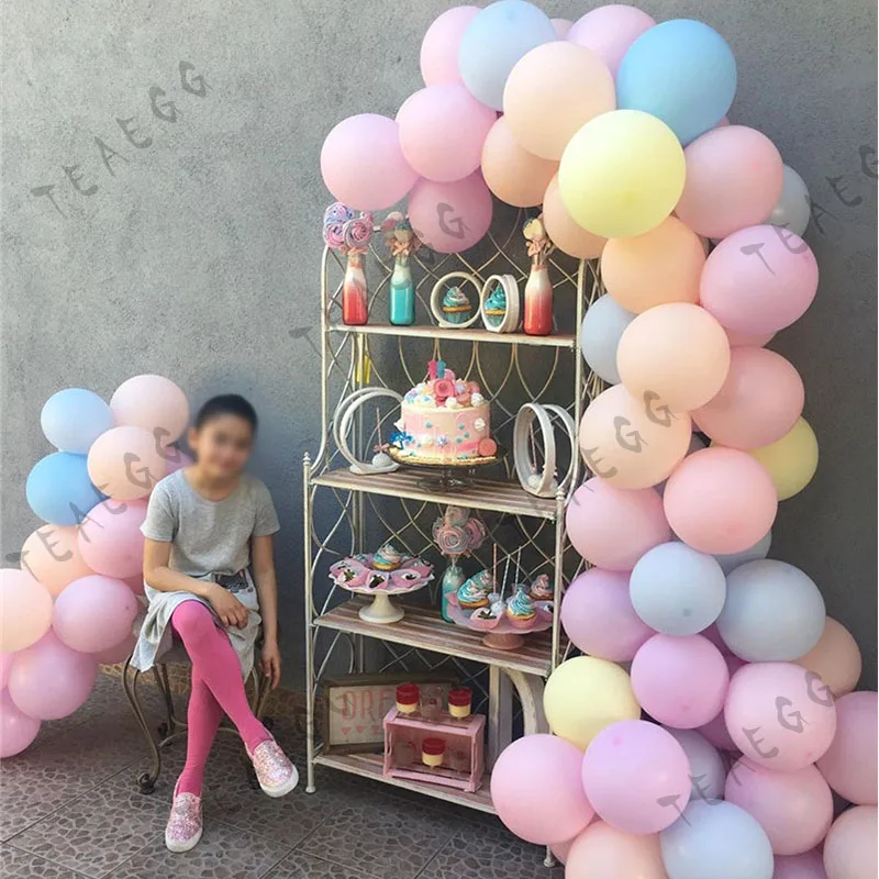 100 шт./компл. пастельные розовые воздушные шары гирлянды арочный комплект День