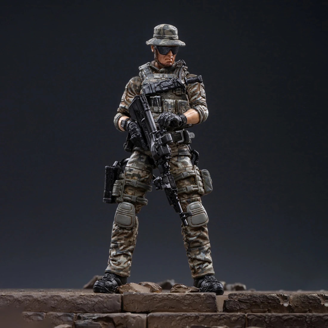 5 шт. 10,5 см 1/18 CF серия 3D DIY Съемная солдатская модель морской корпус Спецназ Модель с высокой степенью уменьшения