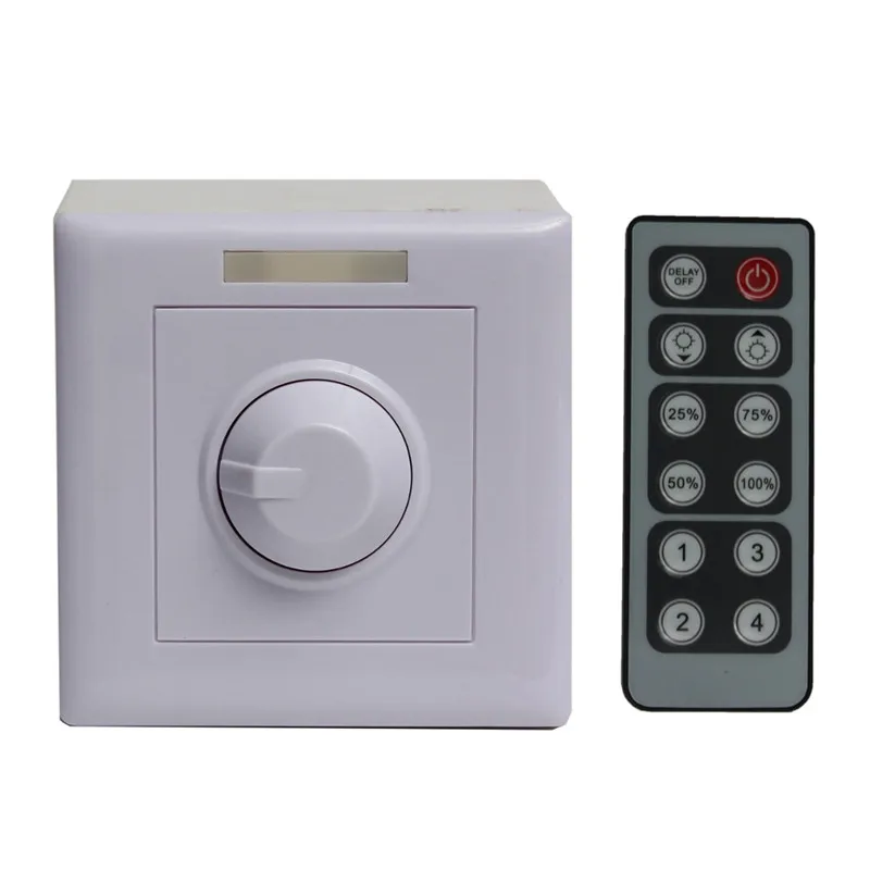 Infrared 12 Key Knob Pwm Triac Led Dimmer Light Remote Controller