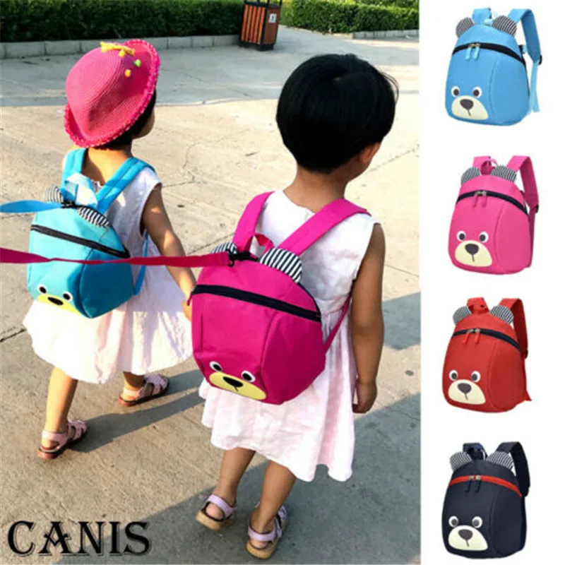 Toddler Kid Children Girl Animal Backpack Bag Rucksack Safety Harness with Reins 