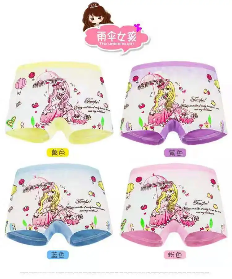 1PC Cotton Children's Underwear, Girls'flat Pants, Baby Cartoon Shorts, All-cotton Baby's Underwear, Lovely Rabbit