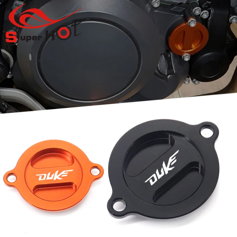 

For KTM DUKE 1290 1190 1090 990 690 390 250 200 125 Superduke SUPER ADVENTURE GT Motorcycle Accessories Engine Oil Filter Cover