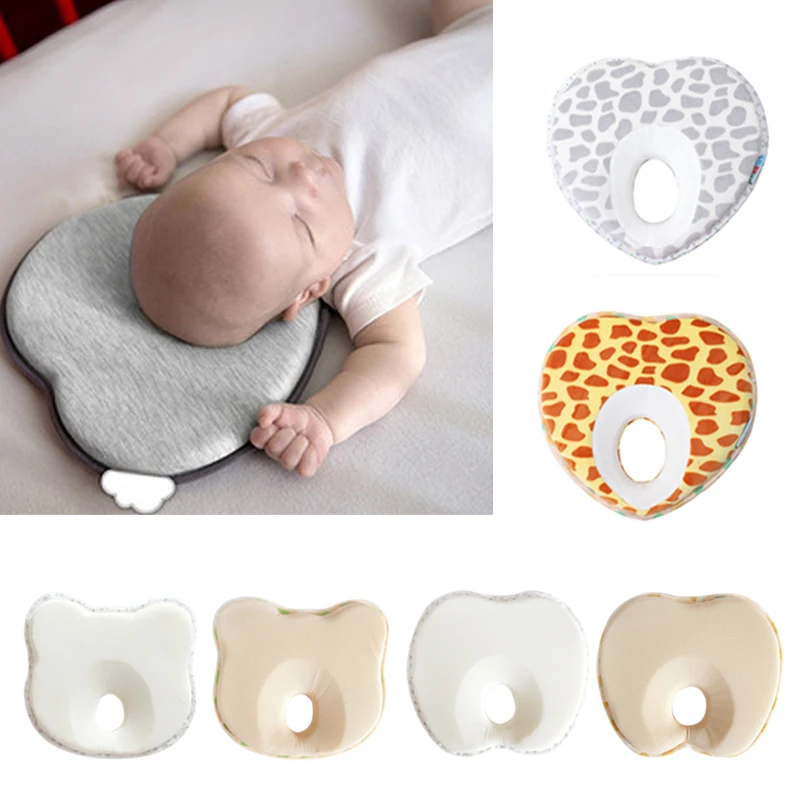 Low Cost Positioner-Cushion Pillow-Shape Baby-Bedding Flat-Head-Protect Anti-Roll Newborn Toddler WDgM8QoRj