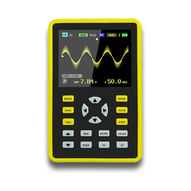 2.4\" LCD Display Handheld Digital Oscilloscope Kit 100mhz Bandwidth 500MS/s Rate" 2.4\" LCD Display Handheld Digital Oscilloscope Kit 100mhz Bandwidth 500MS/s Rate"