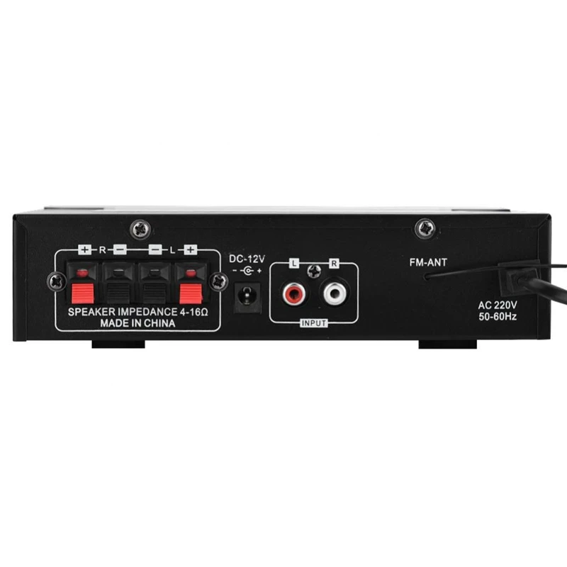 EU-plug G30 MP3 музыкальный двухканальный датчик USB/TF карта/AUX Bluetooth HiFi усилитель fm-радио с пультом дистанционного управления