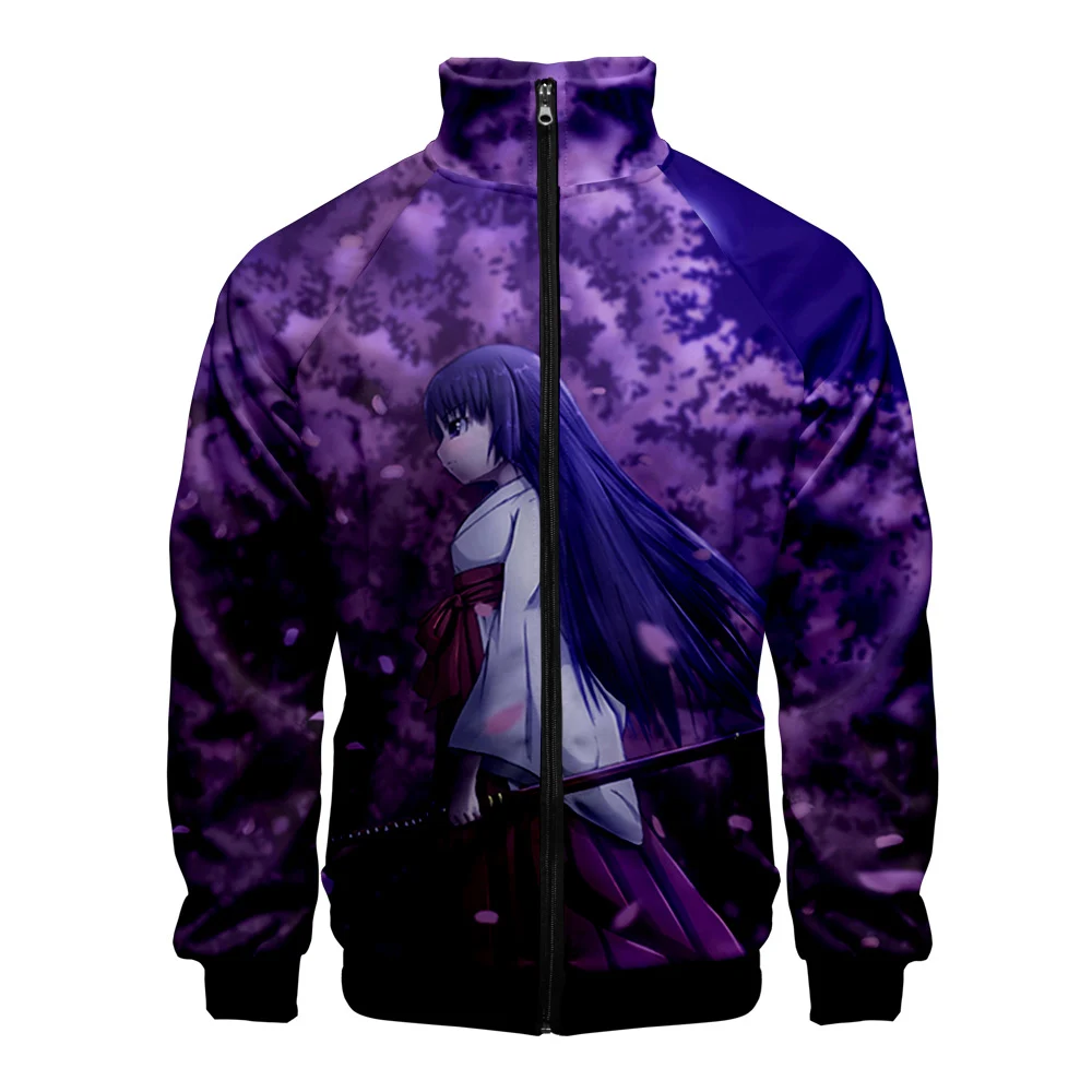 

2021 Higurashi no Naku Koro ni Sotsu 3D Zipper Jackets Casual New Autumn And Spring Clothes Stand Collar Sweatshirt Clothes