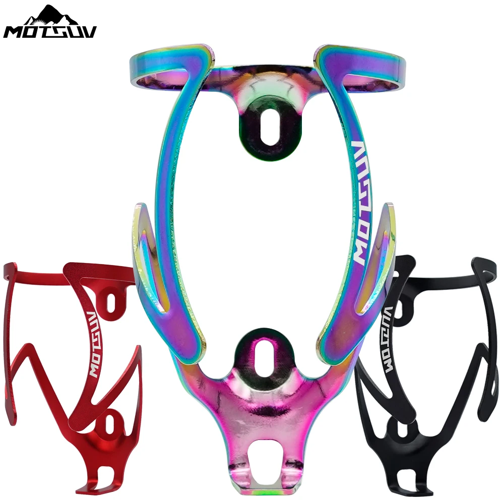 

MOTSUV Bicycle bottle cage Ultralight Alloy Bottle Holder Aluminium MTB Road Bike Water Bottle Cage Holder Bicycle Accessories