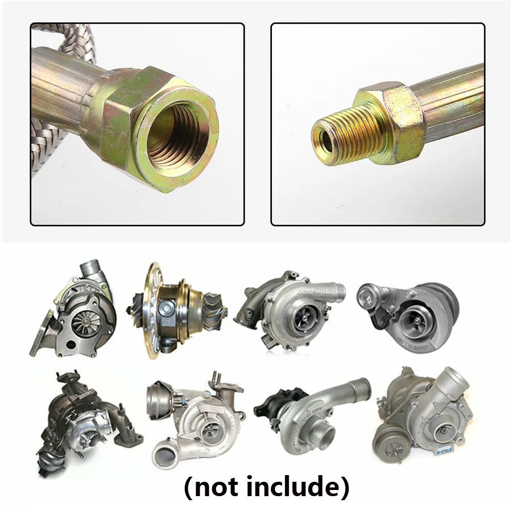 Комплект Турбо масляный разъем Фланец пробки слива T3 турбонагнетатель линия 1/8 дюймов адаптер