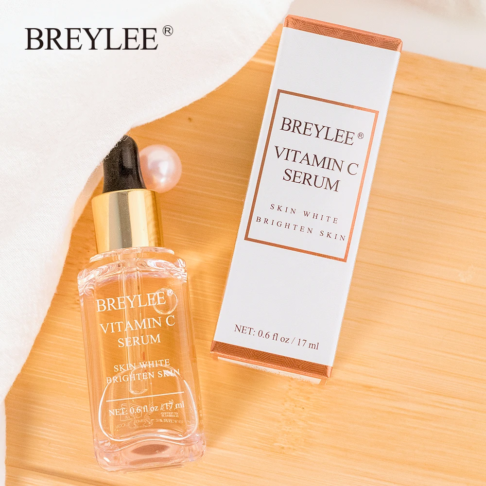 BREYLEE Face Serum Vitamin C Whitening Facial Serum Remove Melanin Dark Spots Freckle Removal Brightening Ageless Skin Care 17ml BREYLEE Face Serum Vitamin C Whitening Facial Serum Remove Melanin Dark Spots Freckle Removal Brightening Ageless Skin Care 17ml