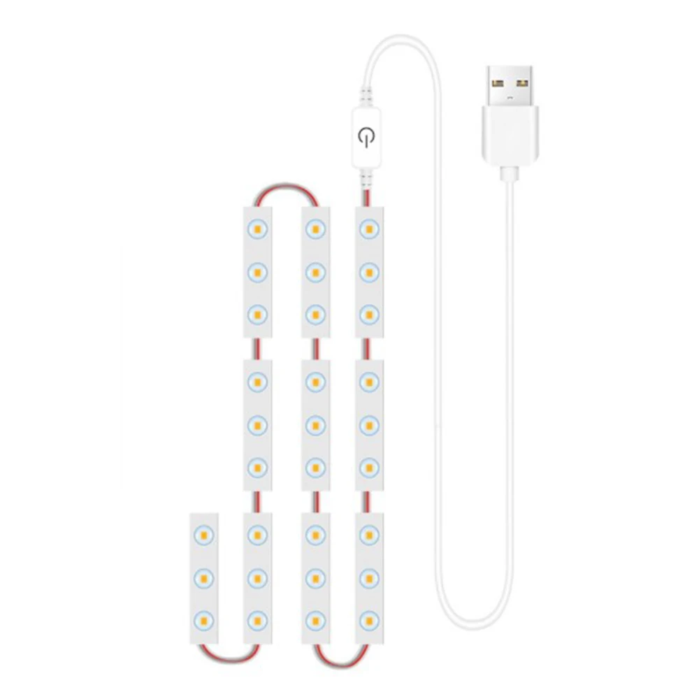 5V USB LED Fill Light Vanity Dimmable Mirror Lamp Touch Switch/Sensor Switch 4000K Dimmable Mirror Lamp for Makeup Table Bedroom