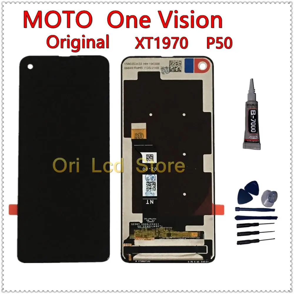 Оригинальный Для moto rola One Vision lcd P50 xt1970жк-дисплей кодирующий преобразователь