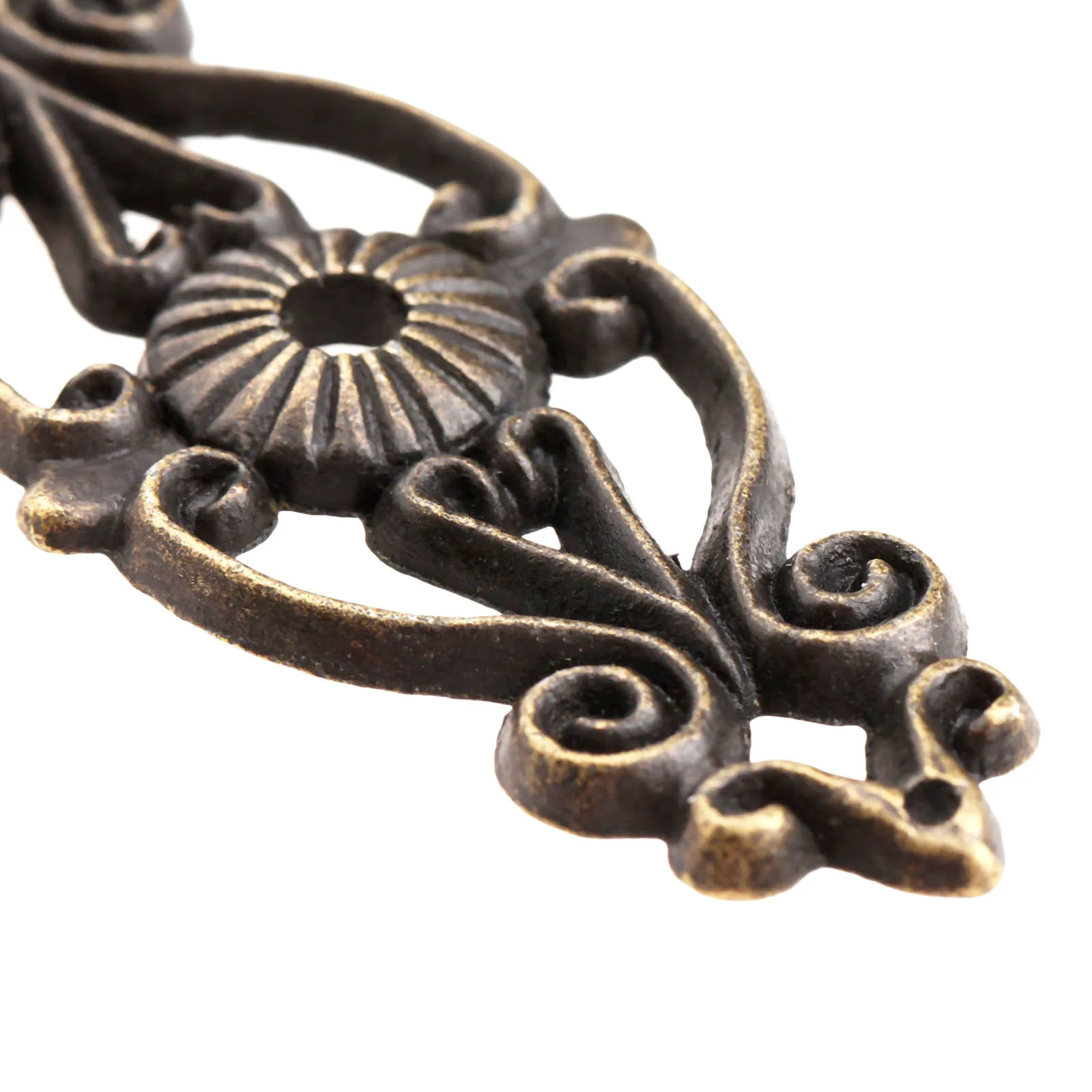 Antique Decorative Jewelry Box Corner Feet Leg 2Pcs Wooden Case Corner Protector Furniture Fittings