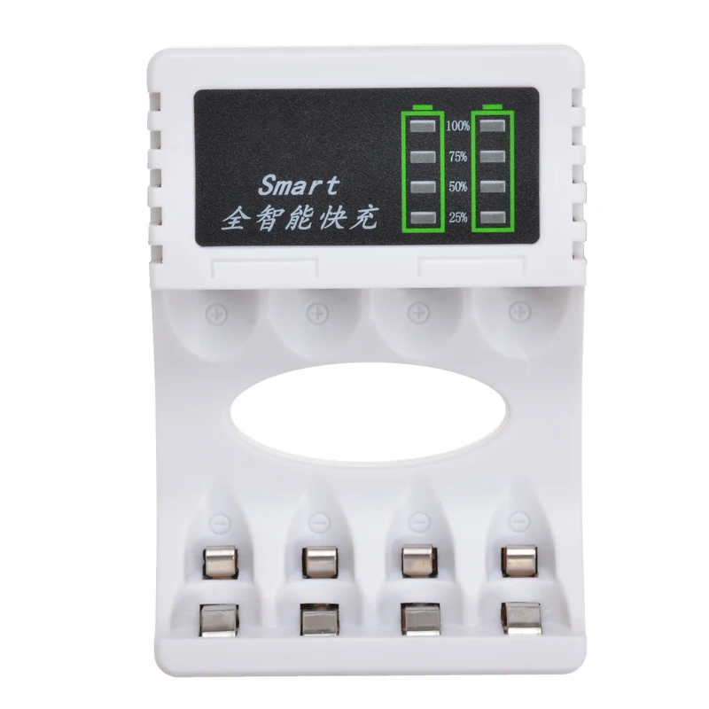 Умное светодиодный для батарей AA/AAA Ni MH/Ni Cd 2 цвета 1 шт.|battery charger smart|battery chargerrechargeable