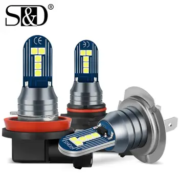 

2pcs H7 H8 H11 9005 HB3 9006 HB4 Led Bulbs Car Light Fog Lights Cars Driving Lamp Auto Lamp Light Bulb White 6000K 12V