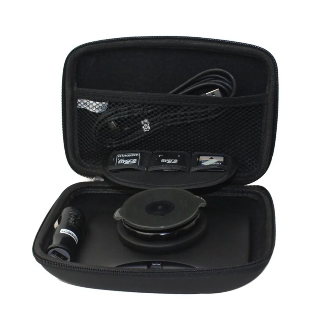 

Protable Shock Resistant Carrying Cover Box Bag Protective Case Accessories Black For 6 inch GPS Satellite Navigator