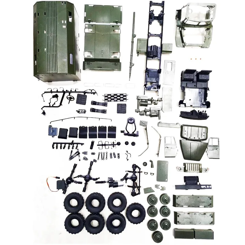 Для WPL B36 набор грузовиков 1:16 Урал р/у грузовик DIY Набор 2,4G 6WD Рок Гусеничный командный Коммуникационный автомобиль набор игрушек для мальчиков
