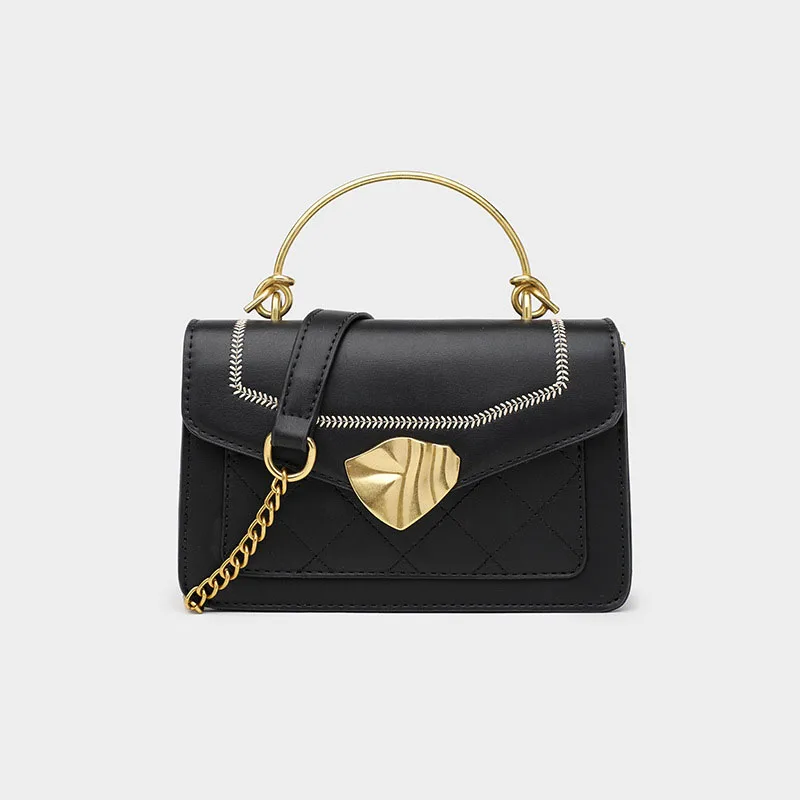 

High Quality PU Leather Crossbody Bags for Women Fashion Chain Handbags Messenger Bags Female Small Party Purse Shoulder Bag
