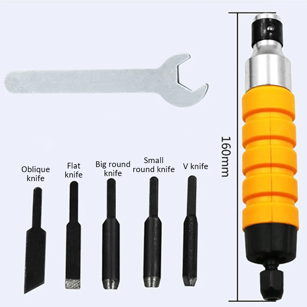 Инструмент для резьбы по дереву и 5 наконечников|Аксессуары электроинструментов|
