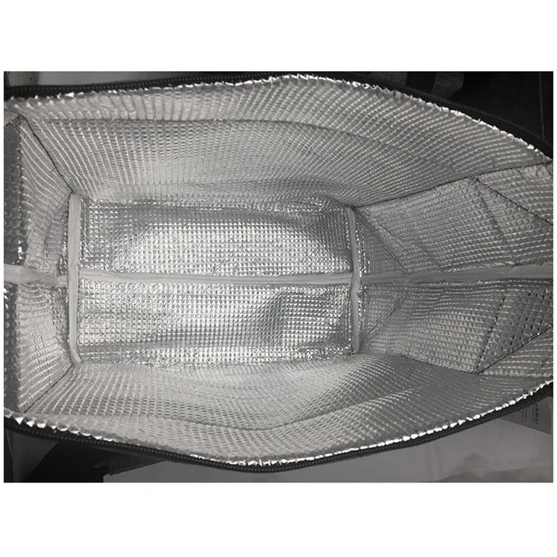 Folding Cooler Bag Large Capacity Ice Pack Outdoor Portable Aluminum Foil Fresh-Keeping Picnic Bag Multifunctional Shopping bag 4