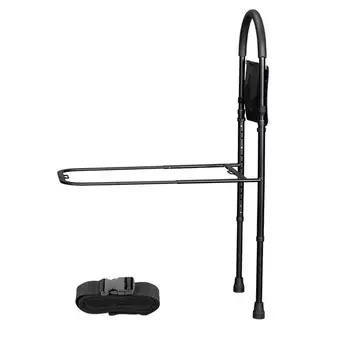 

Aluminum Alloy Frame Adjustable Household Elderly Stand Up Frame Black ship from US drop shipping