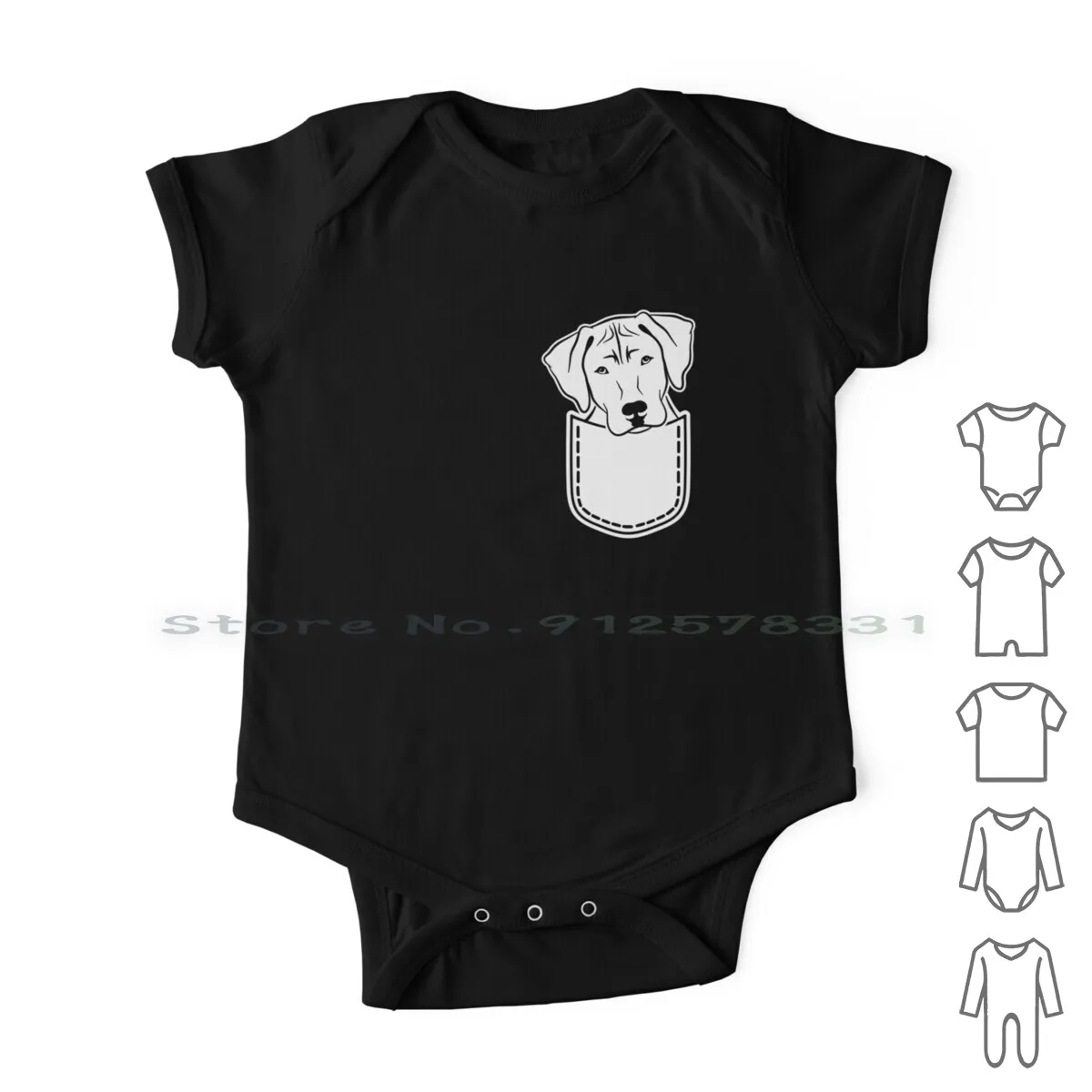 Rhodesian Ridgeback Pocket Neonato Vestiti Pagliaccetti Tute Di Cotone Rhodesian Ridgeback Cane Cucciolo Razza Animale Canino