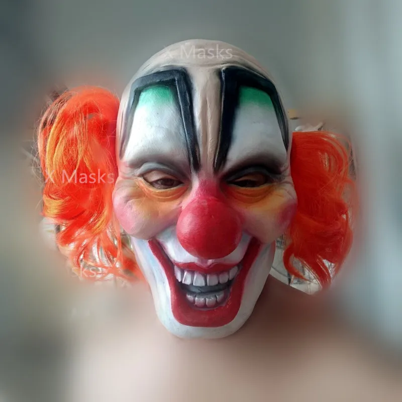 Clown Панк на молнии Slipknot маска Топ Slipknot аксессуары полиуретановая маска corey taylor длинный нос Джои Шон крахан Пол Грей chris Хэллоуин - Цвет: Clown