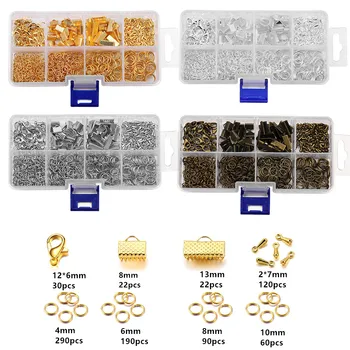 

820Pcs/set 5Color Jewelry Making Set Jump Rings Lobster Clasp For DIY Accessories Bracelet Necklace Jewelry Making Kit Supplies