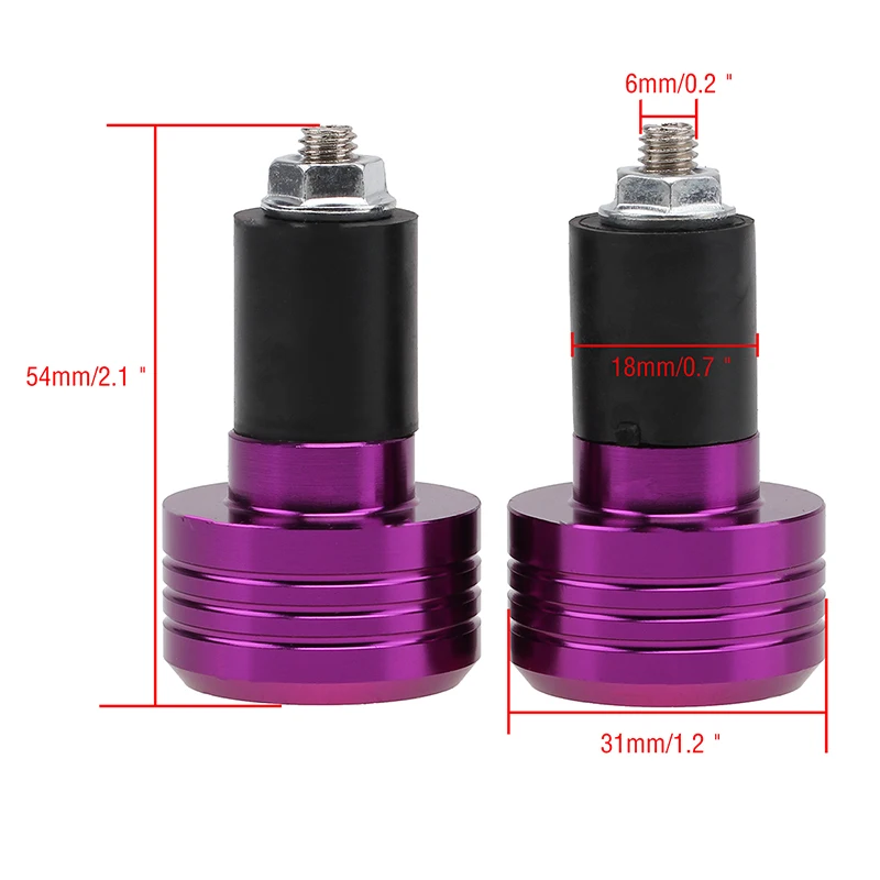 Универсальные ручки POSSBAY для Руля Мотоцикла 7/8 дюйма 22 мм алюминиевые мотоцикла
