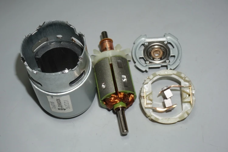 Белый стандарт 12V Dechang 775 высокоскоростной двигатель силовой инструмент модель силовой двигатель высокая скорость 775 яростный мотор