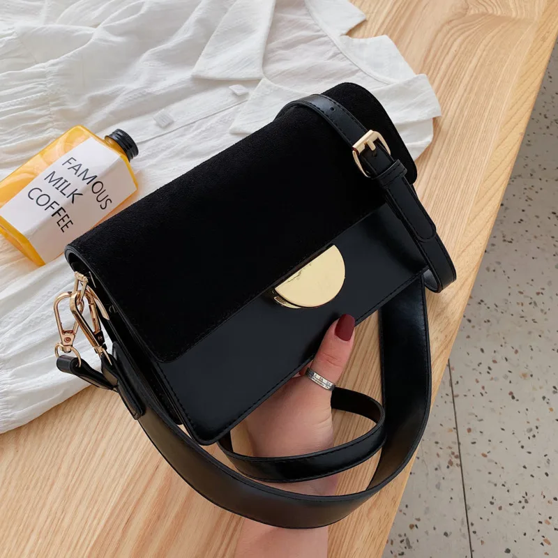 

Female Frosted Patchwork Crossbody Bags For Women 2020 Luxury Handbags Designer Sac Main Ladies Hand Lock Shoulder Messenger Bag