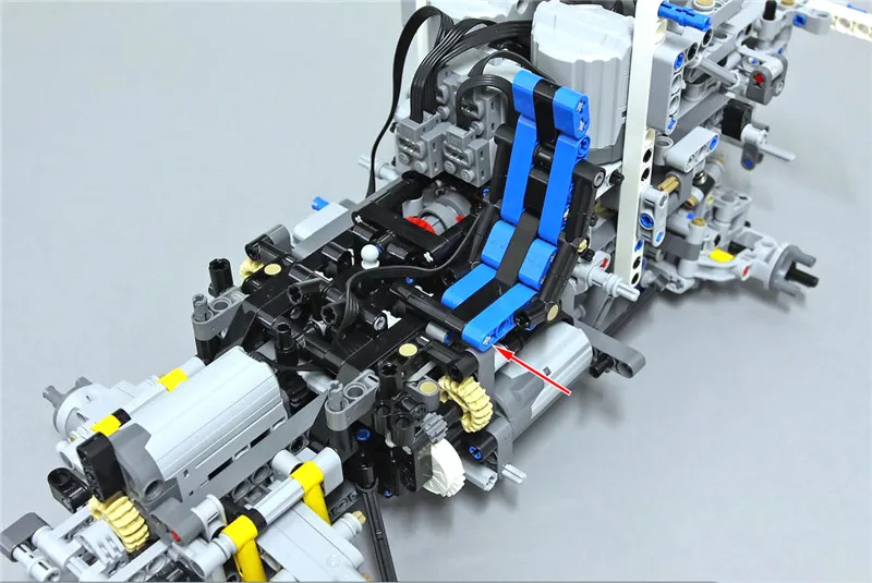 Technic Тойота Мотор Land Cruiser RC Внедорожник кирпичные части набор для MOC 5551 строительные блоки игрушки Набор DIY Дети Brinquedo
