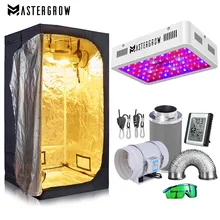 Растущий тент комната полный комплект гидропонная система выращивания 1000 Вт Светодиодный светильник+ " /6" угольный фильтр Комбинированный несколько размеров темная комната