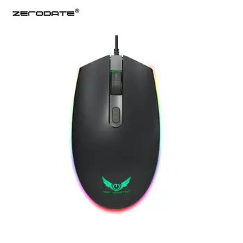

Professional USB Wired Mouse 1600DPI 4 Buttons Optical Gaming Game Mouse Mice LED Luminous Mouse for PC Laptop Computer Games