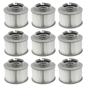 

9 Pcs Pool Filter for MSPA Replacement Filter Inflatable Tub Keep Clean for Mspa Filter Water Filter Cartridge