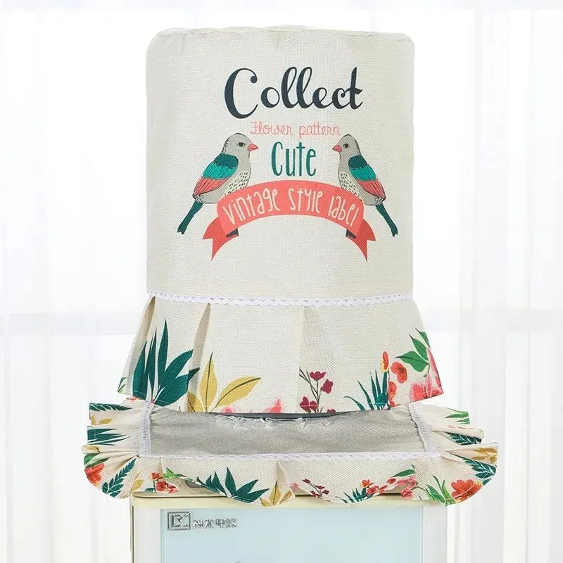 New Cartoon Water Dispenser Cover Lace Dust-Proof Durable Water Bucket Cover Dispenser Bottle Dust Home Decorations