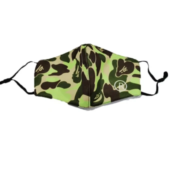 

New Camouflage Color Mouth Face Mask Windproof Adjust Reusable Mouth Masks Washable Outdoor Face Mask Breathable Anime Mask