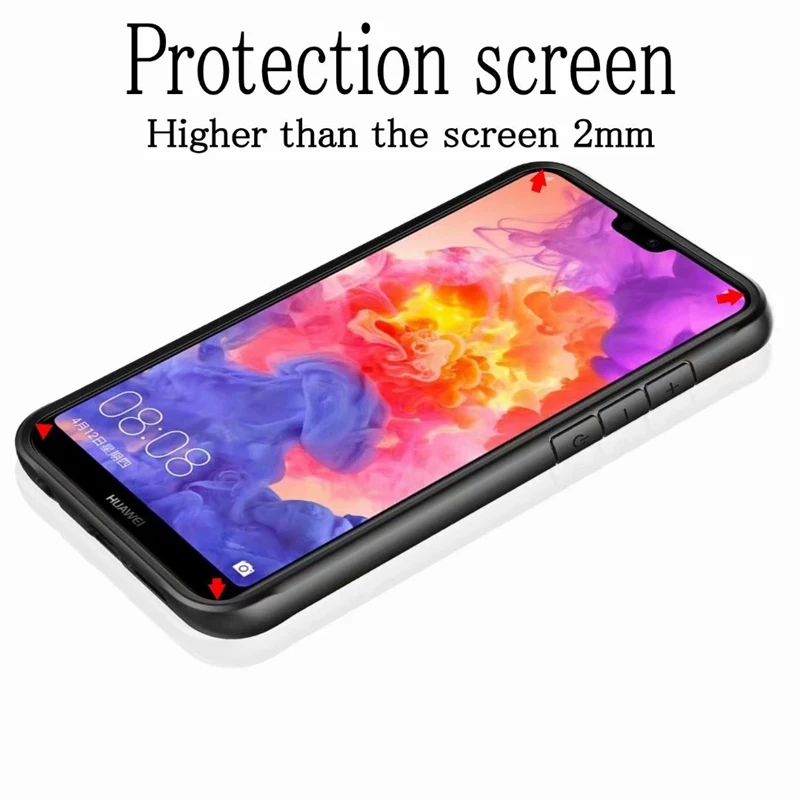 Ultra Thin Acrylic Soft Frame Case for Huawei P30 Case Clear Back Cover Coque for Huawei P30 Pro Case 360 Shockproof Transparent