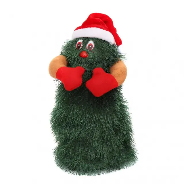 1 Pc Plush Toy Electric Singing Dancing Christmas Tree Toys Christmas Doll Merry Christmas Decorations Electric Toy For Children 6