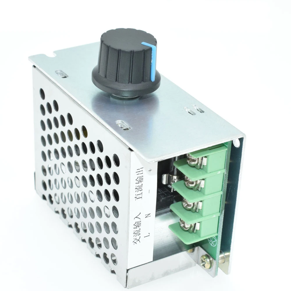 220V DC motor speed regulator, electronic stepless speed switch, 220V voltage regulator
