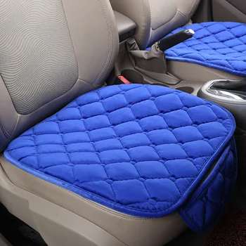 

Warm Car Seat Cover Cushion Universal Short Plush Velvet Front Car Chair Pad Vehicular Auto Accessorie Winter Seat protector
