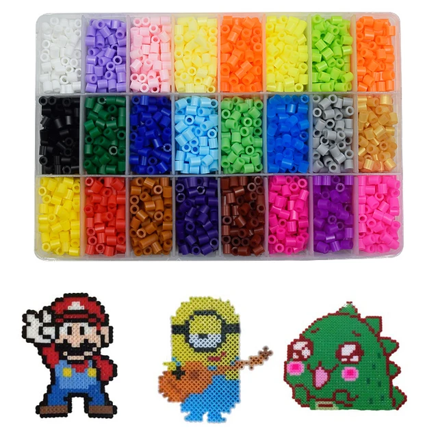 72/48 colors box set hama beads toy 2.6/5mm perler educational Kids 3D  puzzles diy toys fuse beads pegboard sheets ironing paper - AliExpress