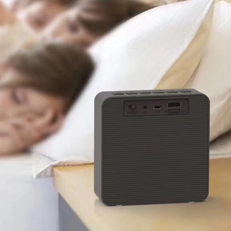 Тканевый динамик будильник, Будильник Bluetooth динамик