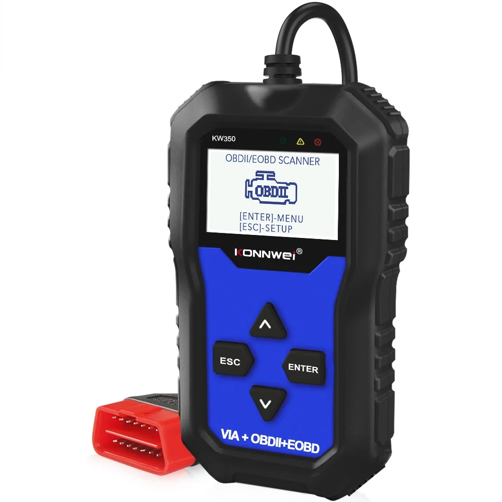 KONNWEI KW350 OBD2 автомобильный сканер Профессиональный кодов автоматический