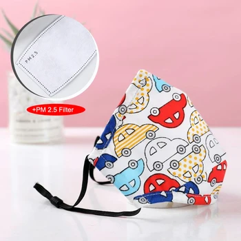 

1Pcs PM2.5 Children Mouth Mask Respiratory Valve Cartoon Thicken Smog Warm Dust Fits 2-10 Years Old Kids Anime Breathing Mask