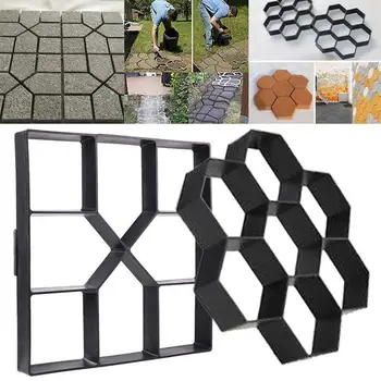 

Road Mould Paving Mold Creative Manually DIY Garden Tools 40cm 40cm 40cm Square Paver