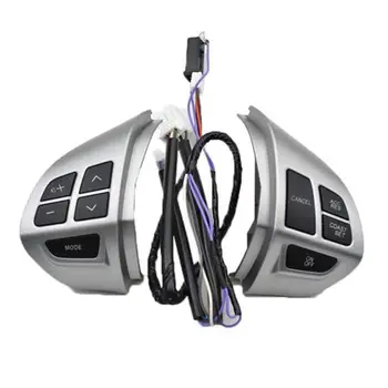 

Car-styling Buttons for Mitsubishi ASX Multi-function Car Radio Volume Steering Wheel Control Switch with Cables