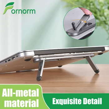 

Fornorm Laptop Stand Notebook Tablet Accessories For Macbook Pro Stand Mini Foldable Laptop Portable Holder Cooling Stand